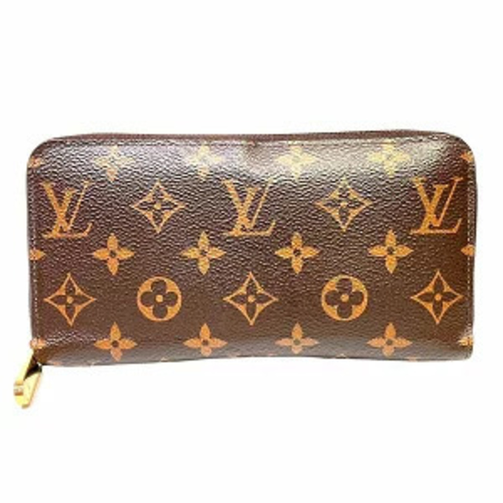 Louis Vuitton Monogram Zippy Wallet Round Zipper Long